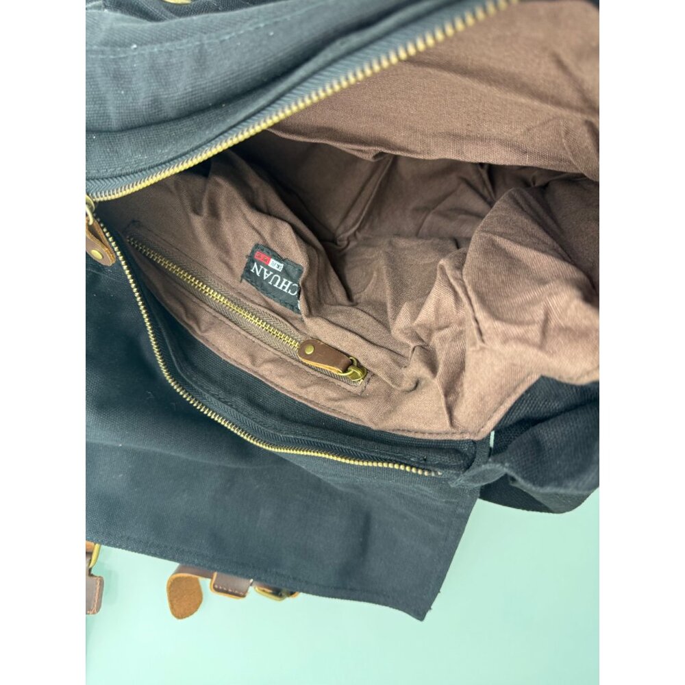 Muchuan Canvas Messenger Laptop Bag I Am Legend Black Crossbody Briefcase New - Picture 11 of 11